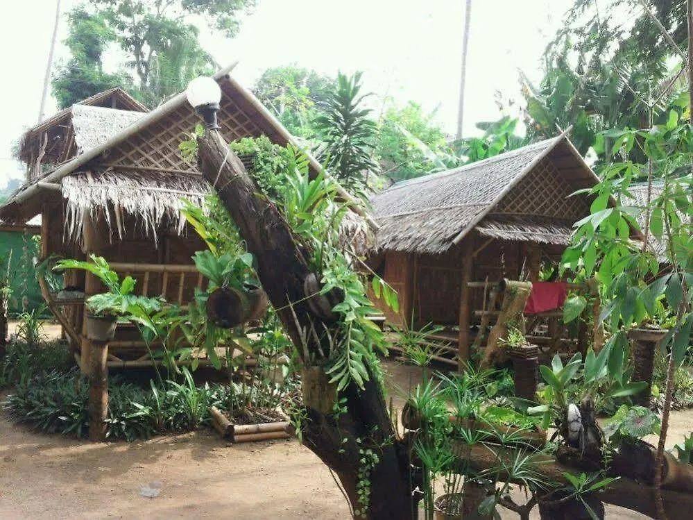 Landhaus Gasthaus Jackie Bamboo House Ko Lanta Thailand